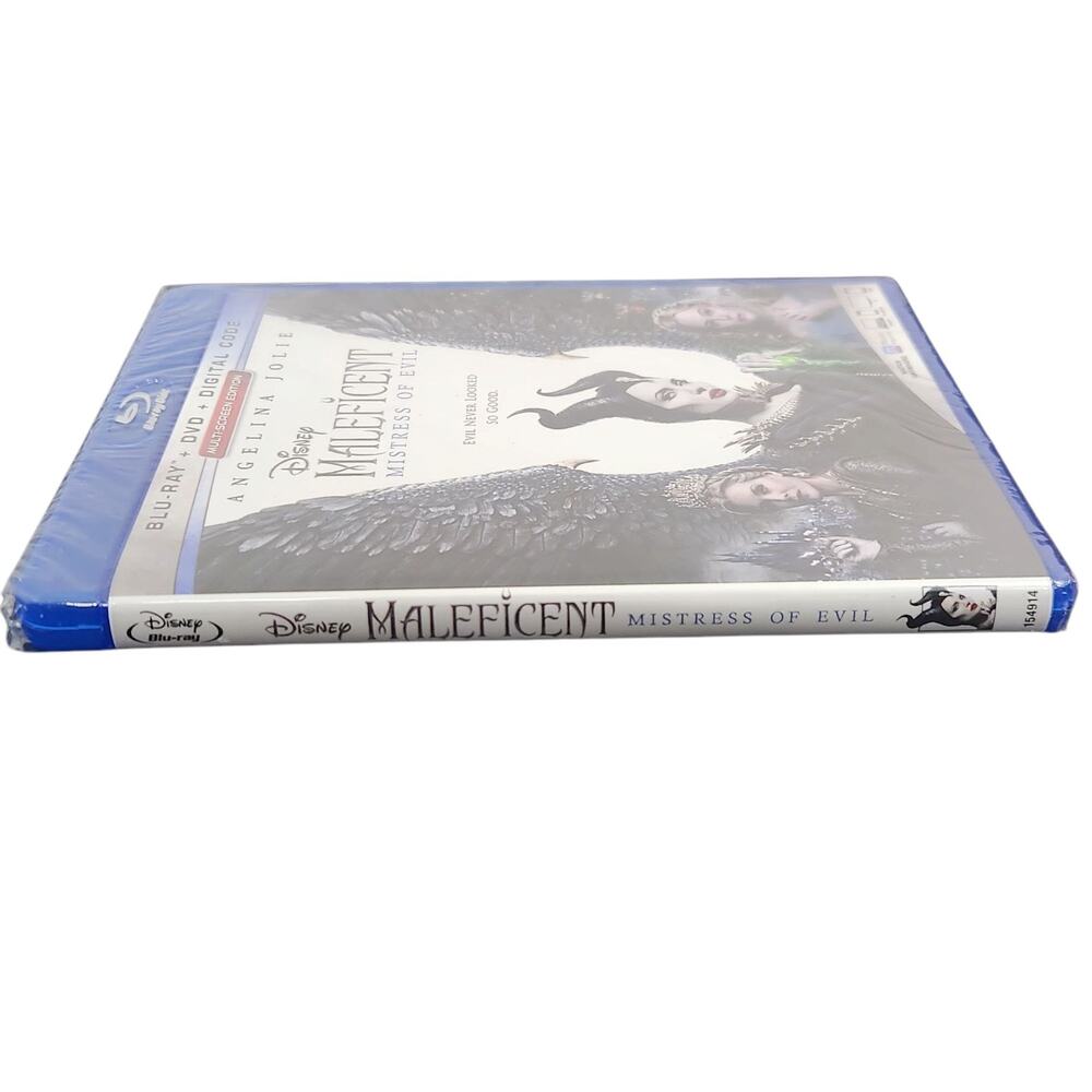 DISNEY'S MALEFICENT MOVIE MISTRESS OF EVIL BLU-RAY ANGELINA JOLIE FACTORY SEALED - Picture 3 of 3